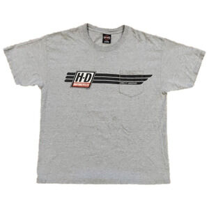 Harley Davidson Motorcycles Gray Mile High T-shirt